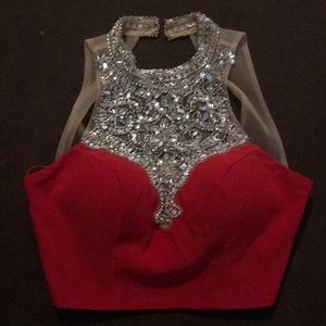 Red prom dress